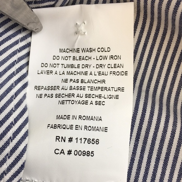 Thakoon Addition Tunic Top Womens 0 Gray Blue Half & Half Button Back Sleeveless - Picture 9 of 11